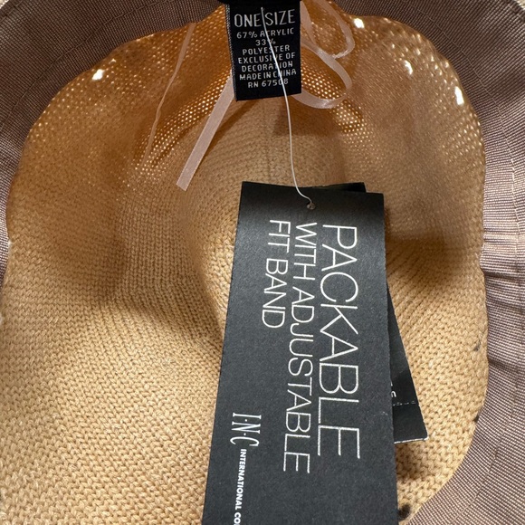 INC Sun Hat - Camel - Picture 3 of 3